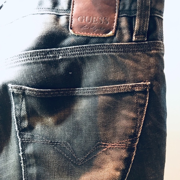 Guess Lincoln Brown Straight Leg Size 31 - Picture 4 of 7